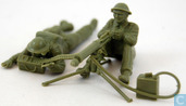 British machine gun team