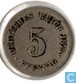 German Empire 5 pfennig 1875 C