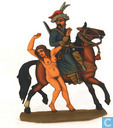 Cossack rider with booty