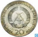 DDR 20 mark 1966 "Gottfried Wilhelm Leibniz"
