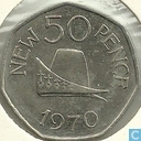 Guernsey 50 new pence 1970