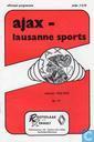 Ajax - Lausanne Sports