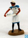 Nurse with leaf