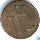 Niederlande ½ Cent 1822 U