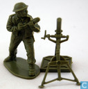 British mortar gunner