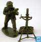 British mortar gunner