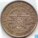 Marokko 500 francs 1956