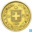 Switzerland 20 francs 1883
