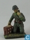 Dutch soldier with field telephone