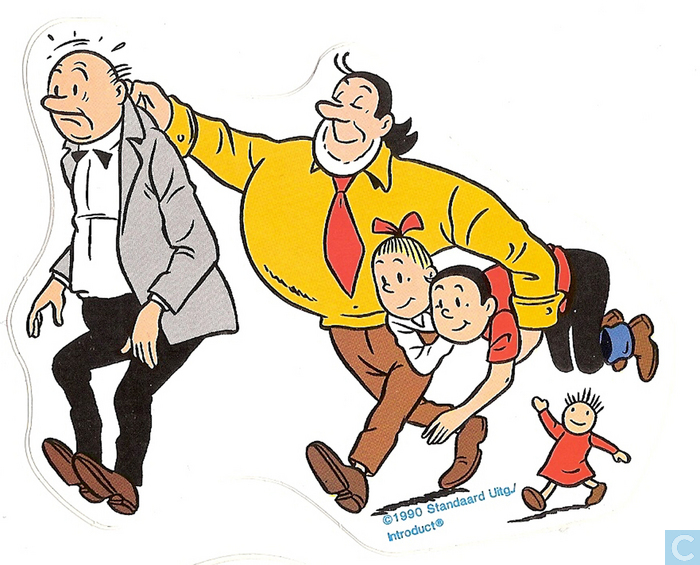 Introduct - Lambik, Suske en Wiske worden gedragen door Jerom