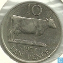 Guernsey 10 pence 1977