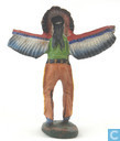 Toy soldier - Hausser/Elastolin - American Indian