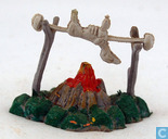 Toy soldier - Scenery - Campfire