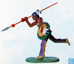 Toy soldier - Hausser/Elastolin - American Indian
