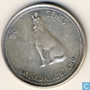Canada 50 cents 1967 "100 jaar Confederation 1867-1967"