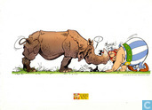 Obelix met neushoorn
