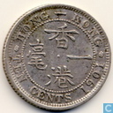 Hongkong 10 cents 1901