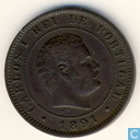 Portugal 10 reis 1891