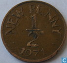 Guernsey ½ new penny 1971