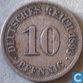 German Empire 10 pfennig 1893 A