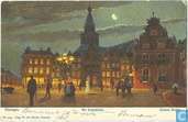 Groote Markt bij Avondlicht