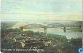 in vogelvlucht met spoorbrug