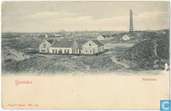 Panorama met vuurtoren