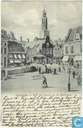 in 1855 met gezicht op de Nieuwtoren