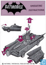 Corgi 267 Batmobile Accessoires :  Operation instructions  V1 & V2  1966