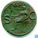 Romeinse Keizerrijk As van Keizer Caligula 37-38 n.Chr.
