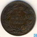 Portugal 10 reis 1883