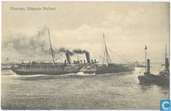Mailboot bij het verlaten der haven