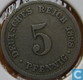 German Empire 5 pfennig 1898 J