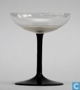 Benedictus Likeurglas blank-zwart gematteerd