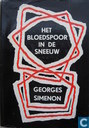 Het bloedspoor in de sneeuw