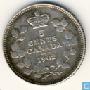 Canada 5 cents 1902