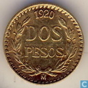 Mexico 2 pesos 1920