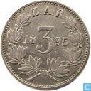 Zuid-Afrika 3 pence 1895