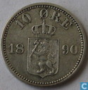 Noorwegen 10 øre 1890