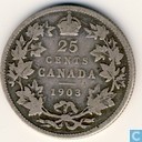 Canada 25 cents 1903