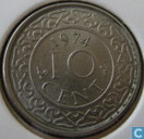 Suriname 10 cent 1974