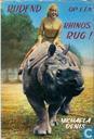 Rijdend op een rhinosrug!