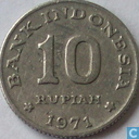 Indonesië 10 rupiah 1971