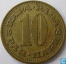 Joegoslavië 10 para 1965