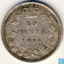 Canada 10 cents 1896