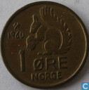 Noorwegen 1 øre 1960