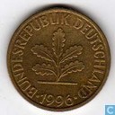 Germany 10 pfennig 1996 J