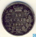 Canada 10 cents 1900