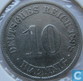 German Empire 10 pfennig 1898 A