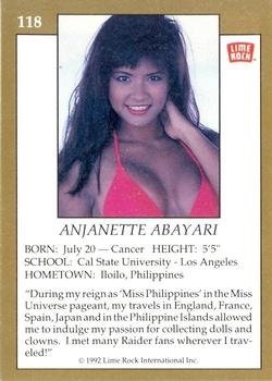 Trading cards - Cheerleaders - Anjanette Abayari - Oakland Raiders